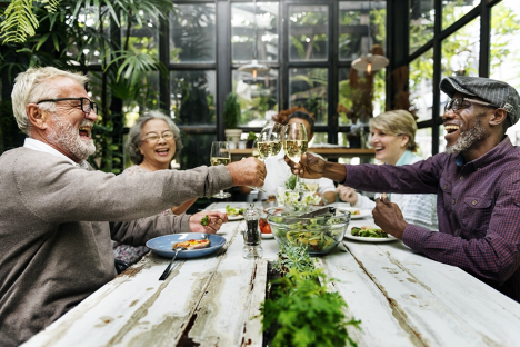 Health benefits of social interaction